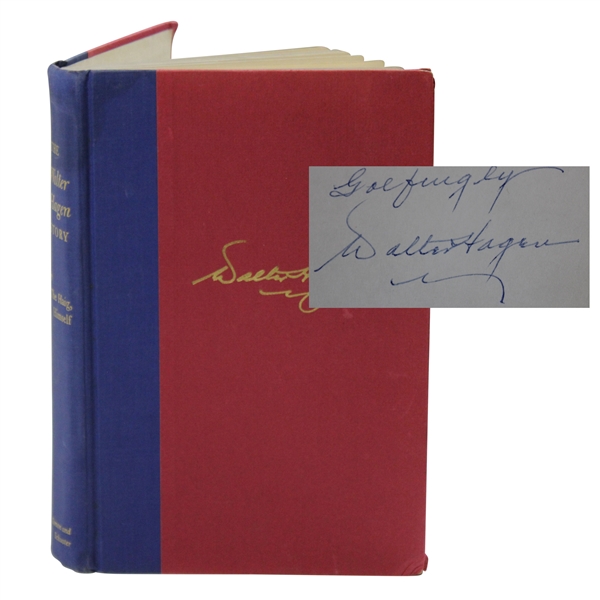 Walter Hagen Signed & Inscribed 1956 'The Walter Hagen Story' 1st Ed Book to Warren Orlick JSA ALOA