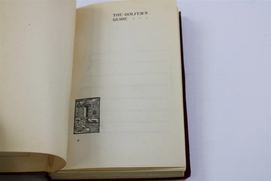 1907 'The Golfer's Guide' Book by William Butler