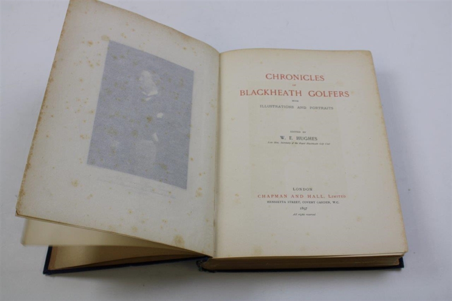 1897 'Chronicles Of Blackheath Golfers' by W.E. Hughes