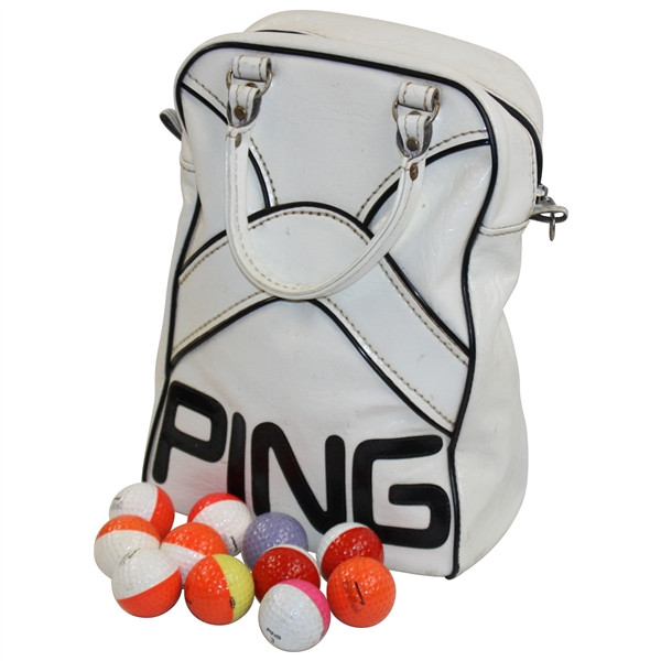 Ping Shag Bag With 11 Ping Colored Balls 