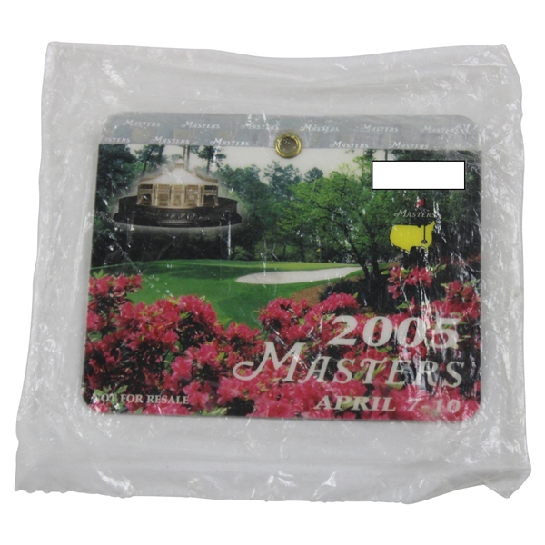 2005 Masters Tournament SERIES Badge New in Original Unopened Packaging