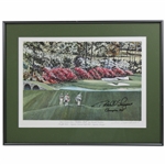 Bernhard Langer Signed Amen Corner Golden Bell LTD ED #26/950 Voorkees Drawing JSA ALOA