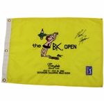 Defending BC Open Champion Brad Faxon Signed 2000 Embroidered Flag JSA ALOA