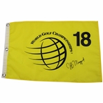 Jeff Maggert Signed World Golf Championships Screen Flag JSA ALOA