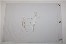 Goat Embroidered Flag