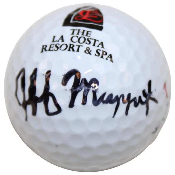 Jeff Maggert Signed World Golf Championship Logo Golf Ball JSA ALOA