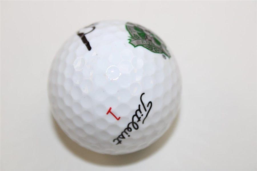 Steve Elkington Signed 1995 PGA Championship at Riviera Logo Golf Ball JSA ALOA