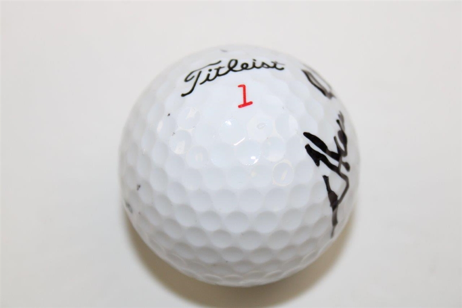 Steve Elkington Signed 1995 PGA Championship at Riviera Logo Golf Ball JSA ALOA