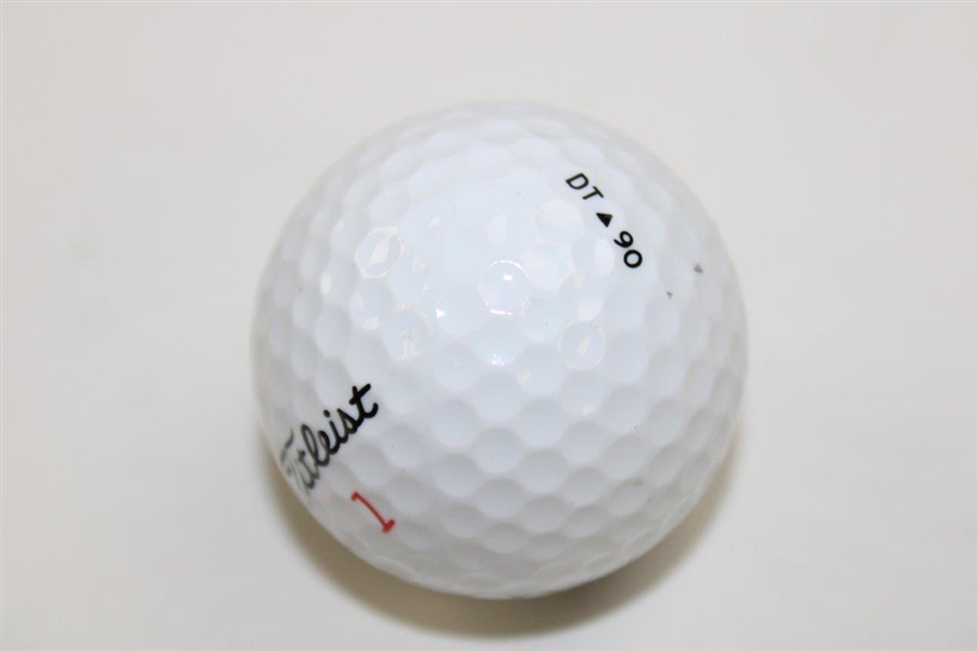Steve Elkington Signed 1995 PGA Championship at Riviera Logo Golf Ball JSA ALOA