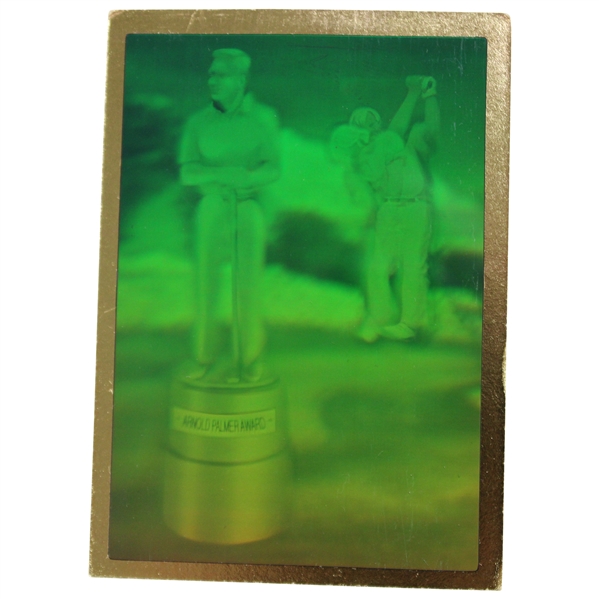 1991 The Arnold Palmer Award Hologram Card