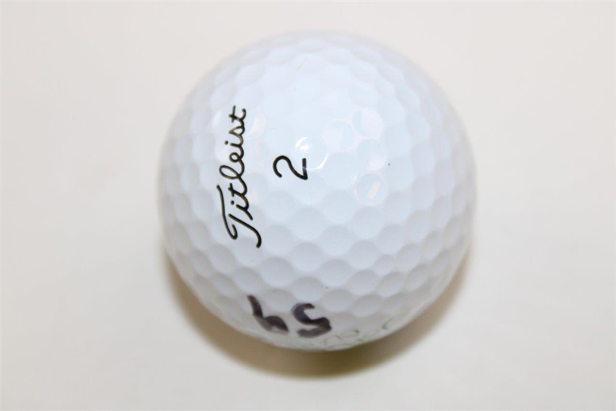 Paul Goydos Signed John Deere Classic Logo Golf Ball with '59' JSA ALOA