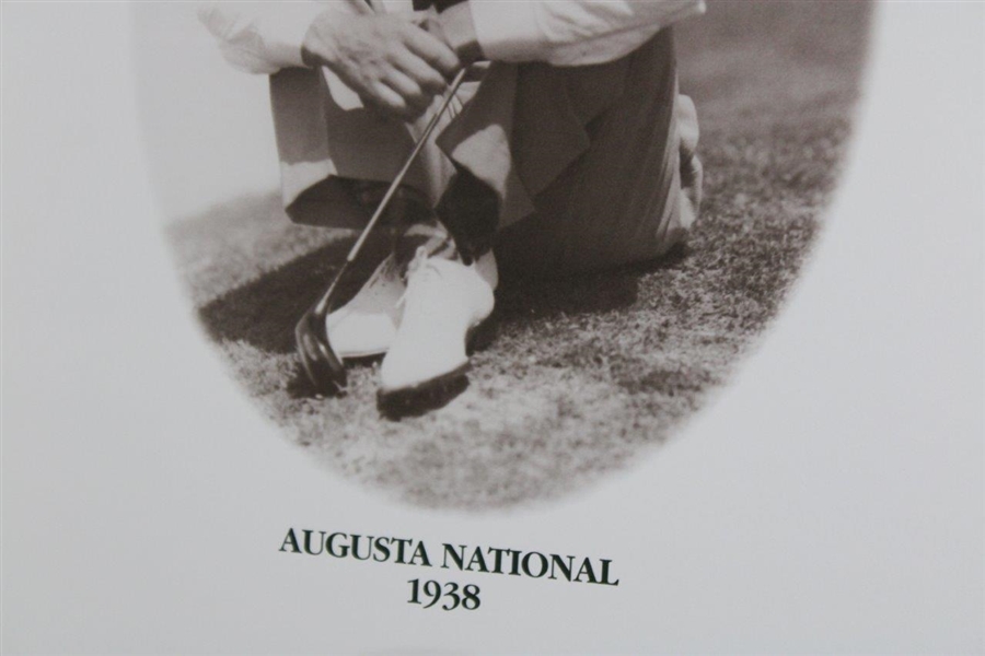 Sam Snead Signed 1938 Augusta National & The Greenbrier 1938-1998 Poster JSA ALOA