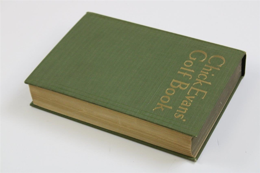 1921 'Chick Evans' Golf Book' 1st Edition with 65 Illustrations