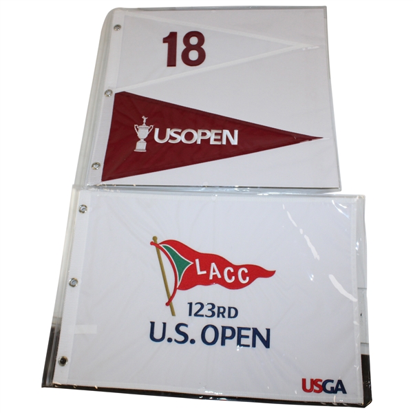 2023 US Open at LACC Embroidered Flag & Dual Pennants