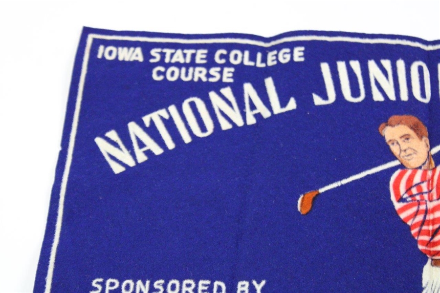 1950 National Junior Tournament at Iowa State College Course Felt Ad