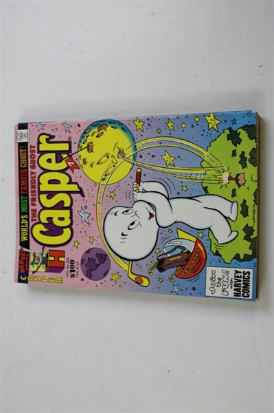 Lot of Eight (8) 1980s & 1990s Comics Including Casper The Friendly Ghost