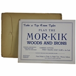 Mor-Kik Woods And Irons Countertop Sign With Original Mailer
