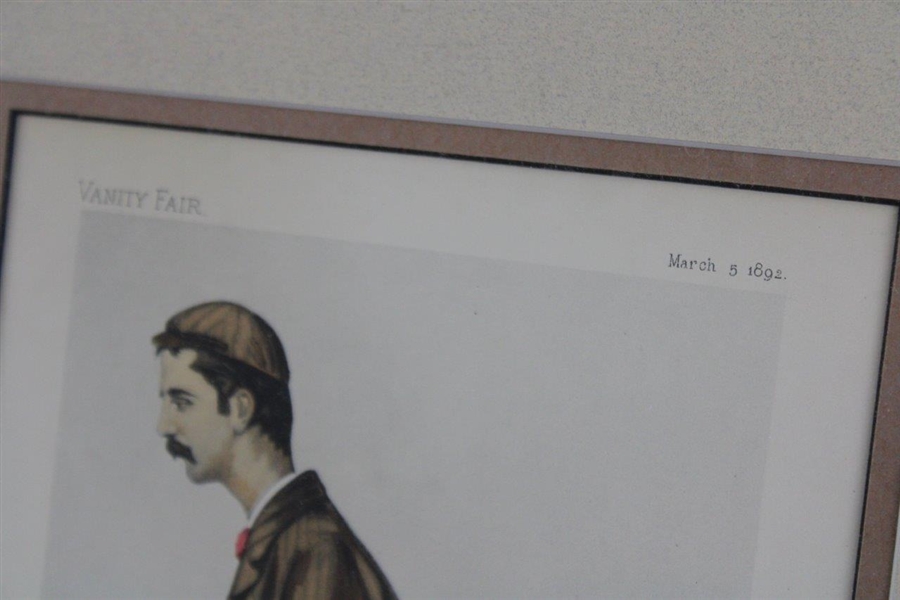 Framed And Double Matted Vanity Fair Print John Ball