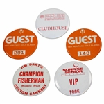 Sam Sneads Heritage Golf Classic, Hilton Head Senior Inv., Sunrise Senior Badges - 1977 & 1985