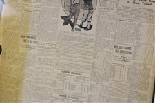 1926 'Bobby Jones Wins National Open' The Palm Beach Post Newspaper Page - July 11th