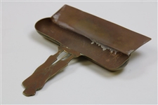 1900’s Golf Themed Brass Crumb Tray-Dust Pan w/Period Golfing Figure Handle