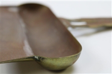 1900’s Golf Themed Brass Crumb Tray-Dust Pan w/Period Golfing Figure Handle