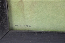 c.1909 'Putting' Original Chromolithograph by John Hassall - Framed