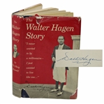 Walter Hagen Signed 1956 The Walter Hagen Story First Edition Book JSA ALOA