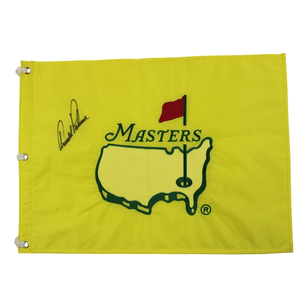 Arnold Palmer Signed 1997 Masters Full Embroidered Flag JSA ALOA
