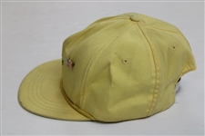 Fluff Cowan Signed Masters Tournament Litter Employee Hat JSA ALOA