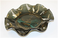 Classic Masters Tournament Glass Dish w/Augusta National GC Clubhouse