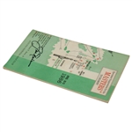 Jack Nicklaus Signed 1986 Masters Tournament Spectator Guide JSA ALOA