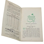 Jack Nicklaus Signed 1986 Masters Tournament Spectator Guide JSA ALOA