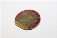 1966 Womens US Open Contestant Badge - Damaged