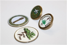 Merion, Inverness, St. Andrews Old Course & Torrey Pines Ball Markers - Four (4)