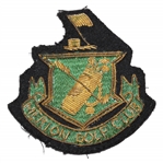 Merion Golf Club Gold Bullion Jacket Crest - “Old Logo” circa 1942-72