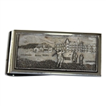Old Course St Andrews Scotland Golf Motif Money Clip