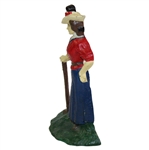 Cast Iron Lady Golfer Door Stop