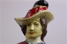Cast Iron Lady Golfer Door Stop