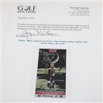 Palmer, Floyd, Calcavecchia & Barr Signed Million Dollar Cadillac Golf Classic Poster JSA ALOA
