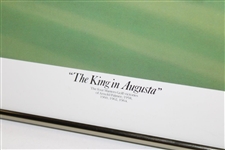 Arnold Palmer Signed Ltd Ed 'The King in Augusta' Print by Alan Zuniga #149/1964 JSA ALOA