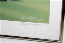 Arnold Palmer Signed Ltd Ed 'The King in Augusta' Print by Alan Zuniga #149/1964 JSA ALOA