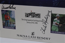 Palmer, Nicklaus, ChiChi & Ray Floyd Signed 1993 Senior Skins Game Poster JSA ALOA