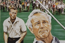 Arnold Palmer Signed 'Through The Years' w/Winnie Print by Artist Gary Greenshields JSA ALOA