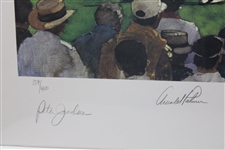 Palmer, Jacobsen, Strange & Crenshaw Signed Ltd Ed Teeing Off Print #159/400 JSA ALOA