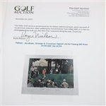 Palmer, Jacobsen, Strange & Crenshaw Signed Ltd Ed Teeing Off Print #159/400 JSA ALOA