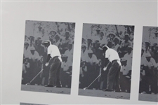 Arnold Palmer Signed 1985 'Drives Number One Green' 1960 US Open at Cherry Hills Print JSA ALOA