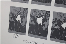 Arnold Palmer Signed 1985 'Drives Number One Green' 1960 US Open at Cherry Hills Print JSA ALOA