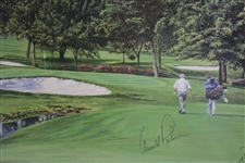 Arnold Palmer (x2) & Royce Nielsen Signed No.12 Southern Hills Fitzpatrick Player's Proof #34/35 JSA ALOA