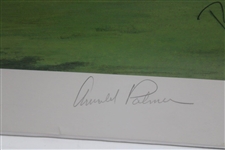 Arnold Palmer (x2) & Royce Nielsen Signed No.12 Southern Hills Fitzpatrick Player's Proof #34/35 JSA ALOA